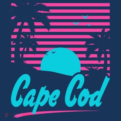 Cape Cod Sunset Kids Tie-Dye T-Shirt