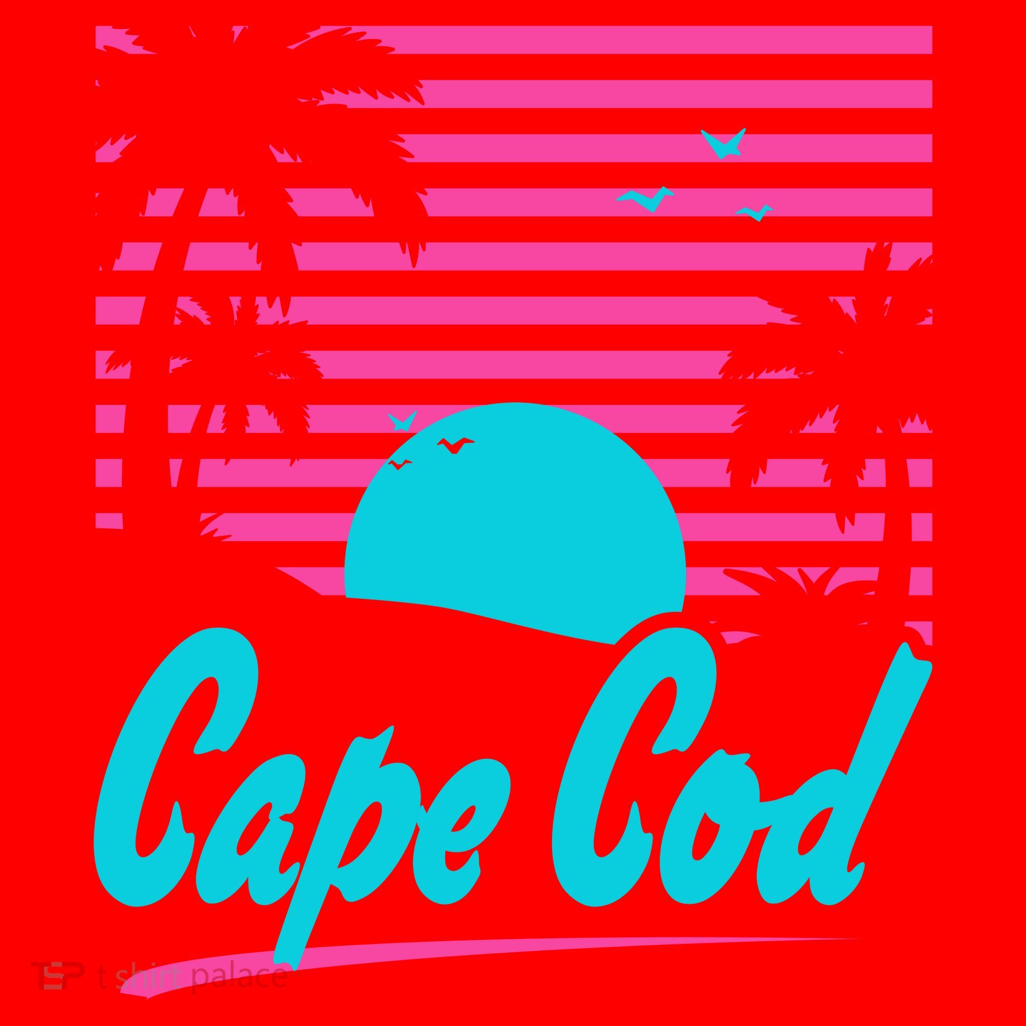 Cape Cod Sunset Santa Hat