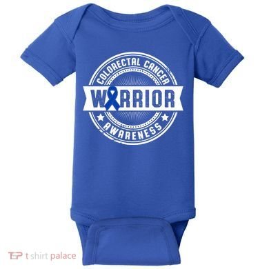Colorectal Cancer Survivor American Crc Warrior Gift Baby Bodysuit