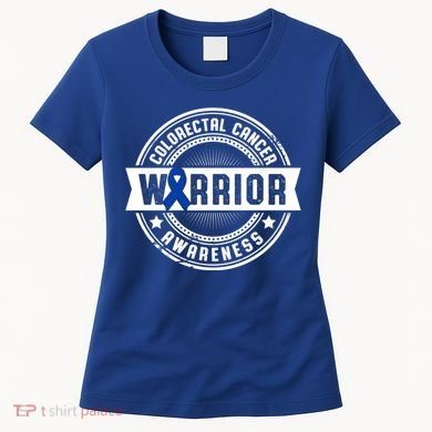 Colorectal Cancer Survivor American Crc Warrior Gift Women's T-Shirt