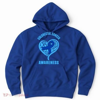 Colorectal Cancer Survivor Info Crc Warrior Gift Hoodie