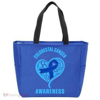 Colorectal Cancer Survivor Info Crc Warrior Gift Tote Bag