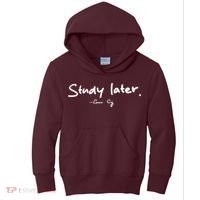Coach Cig Study Later Kids Hoodie thumb 0