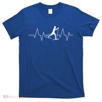 Cross Country Skiing Heartbeat Love Skiing Skier Funny Gift T-Shirt thumb 0