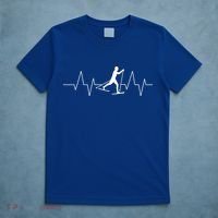 Cross Country Skiing Heartbeat Love Skiing Skier Funny Gift T-Shirt thumb 5