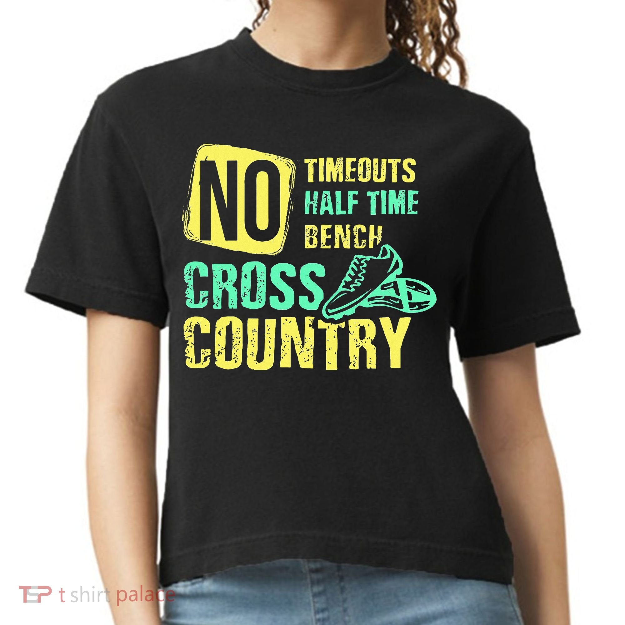 Cross Country Teams Running for XC Runners Comfort Colors Boxy T-Shirt