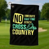 Cross Country Teams Running for XC Runners Golf Towel thumb 1