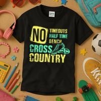 Cross Country Teams Running for XC Runners Kids T-Shirt thumb 3