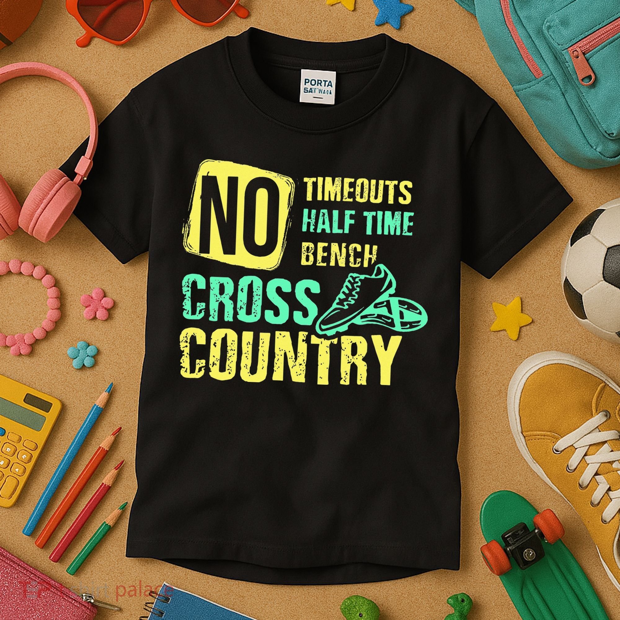 Cross Country Teams Running for XC Runners Kids T-Shirt