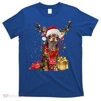 Chihuahua Christmas Tree Ornats Dog Lovers Chihuahua Xmas Gift T-Shirt thumb 0