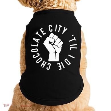 Chocolate City Til I Die Washington Dc Pride Doggie Tank
