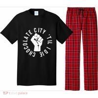 Chocolate City Til I Die Washington Dc Pride Pajama Set thumb 0