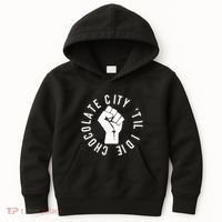 Chocolate City Til I Die Washington Dc Pride Kids Hoodie thumb 0