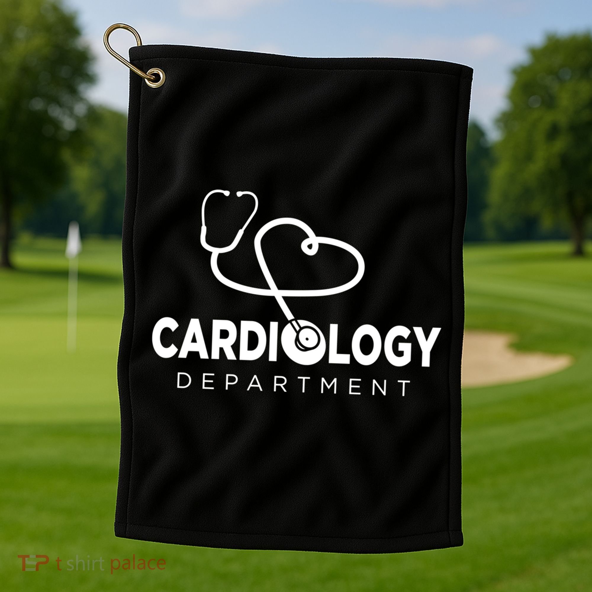 Cardiologist Cardiovascular Technologist And Cardiology Nurse Cute Gift Golf Towel