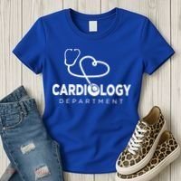 Cardiologist Cardiovascular Technologist And Cardiology Nurse Cute Gift Women's T-Shirt thumb 3