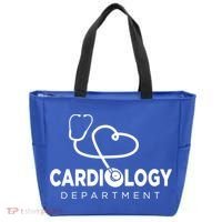Cardiologist Cardiovascular Technologist And Cardiology Nurse Cute Gift Tote Bag thumb 0