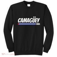CamagüEy Cuba Travel Proud Cuban Cuba Flag Camaguey Sweatshirt thumb 0