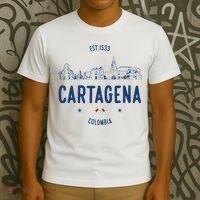 Cartagena Colombia Travel T-Shirt thumb 3