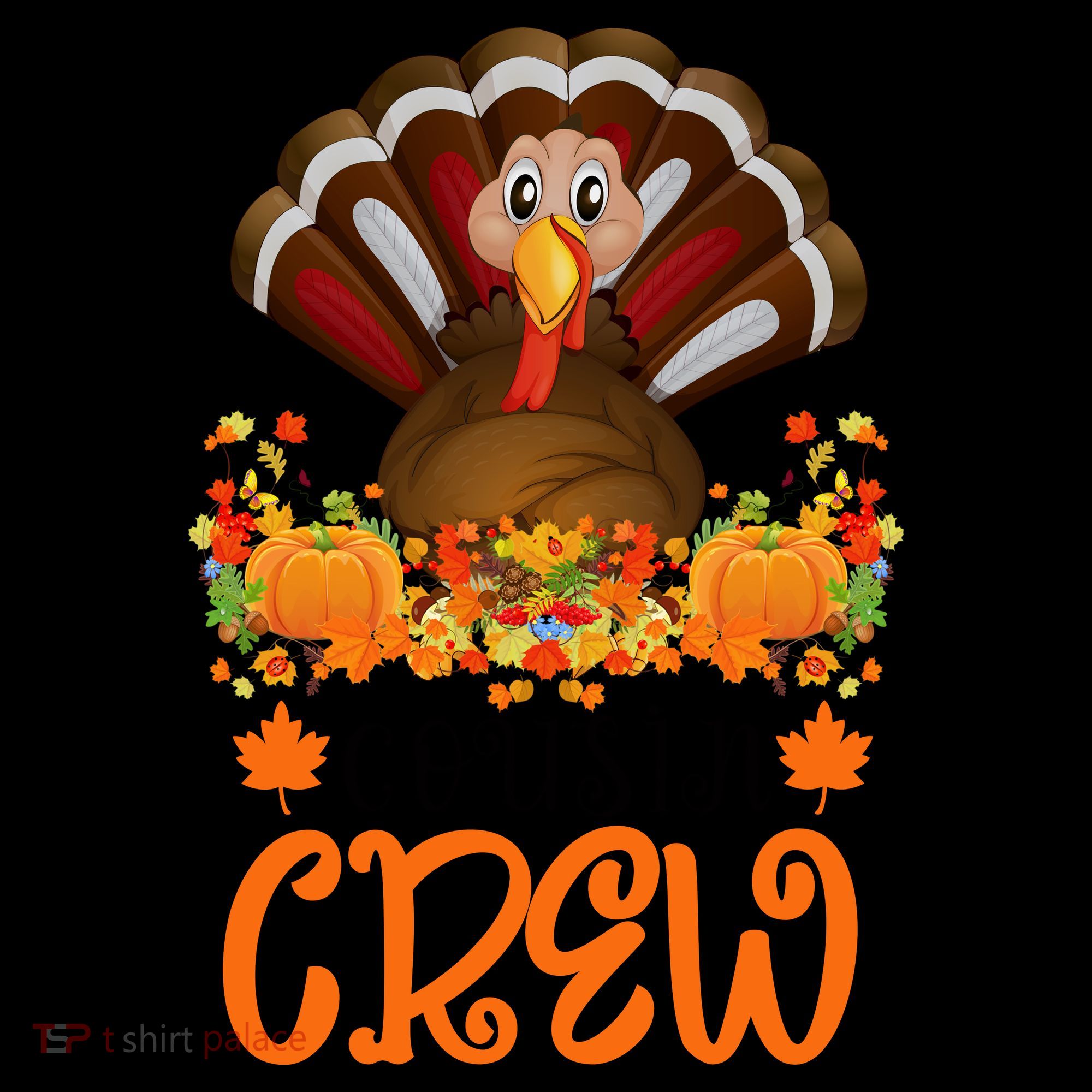 Cousin Crew Turkey Cute Family Thanksgiving Pajamas Matching Coffee Mug