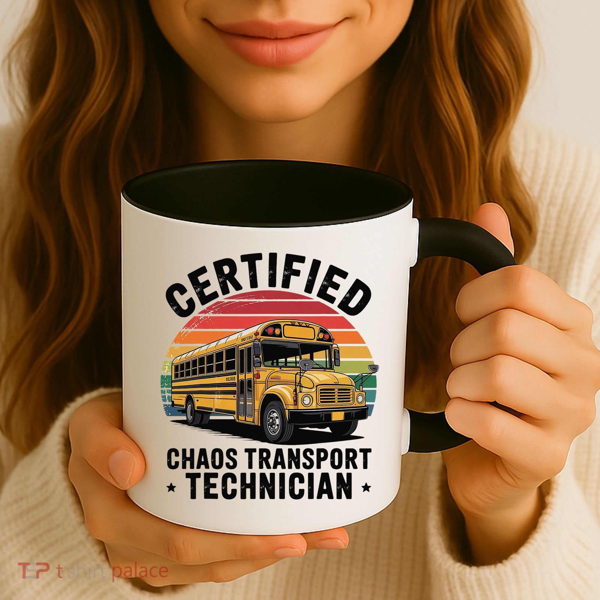Certified Chaos Transport Technician Funny Driver School Coffee Mug