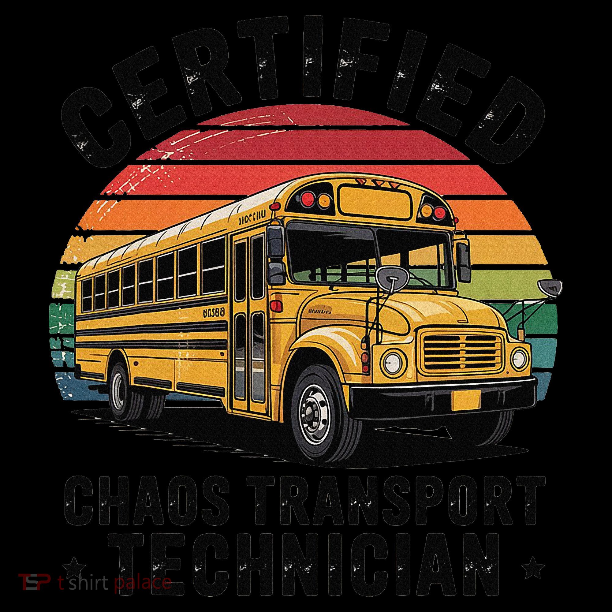 Certified Chaos Transport Technician Funny Driver School Women's Hoodie