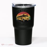 Certified Chaos Transport Technician Funny Driver School Tumbler thumb 0