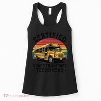 Certified Chaos Transport Technician Funny Driver School Women's Tank Top thumb 0