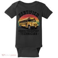Certified Chaos Transport Technician Funny Driver School Baby Bodysuit thumb 0
