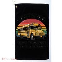 Certified Chaos Transport Technician Funny Driver School Golf Towel thumb 0