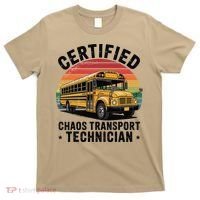 Certified Chaos Transport Technician Funny Driver School T-Shirt thumb 0