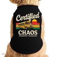 Certified Chaos Transport Technician Funny Driver School Doggie Tank thumb 0