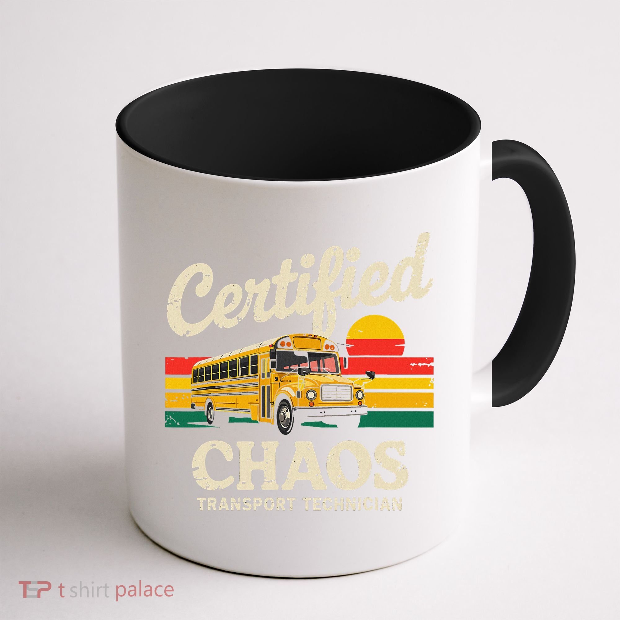 Certified Chaos Transport Technician Funny Driver School Coffee Mug