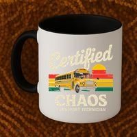 Certified Chaos Transport Technician Funny Driver School Coffee Mug thumb 2