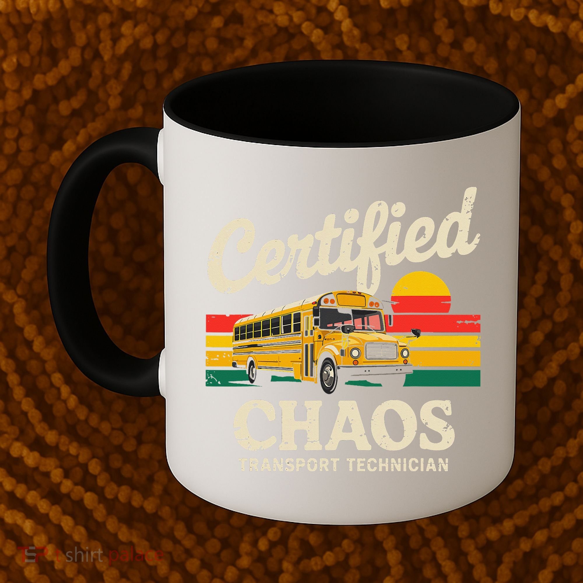 Certified Chaos Transport Technician Funny Driver School Coffee Mug