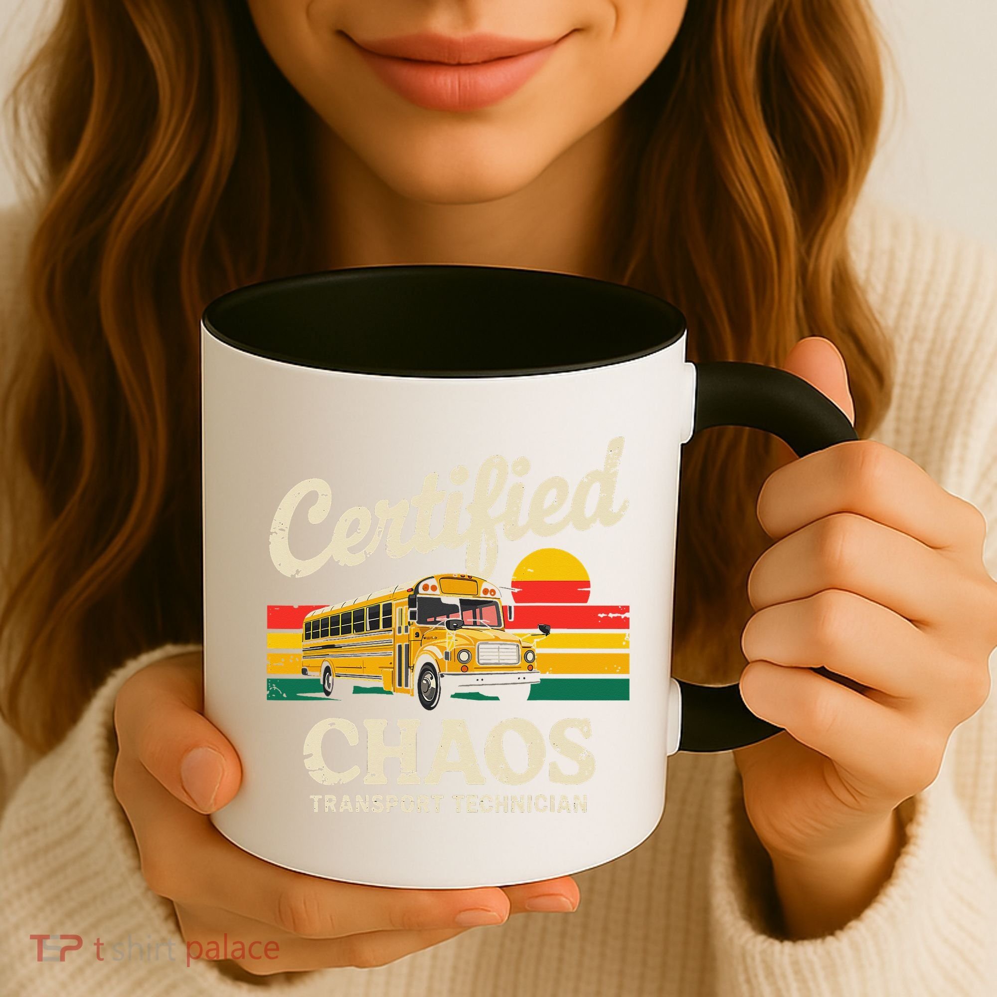 Certified Chaos Transport Technician Funny Driver School Coffee Mug