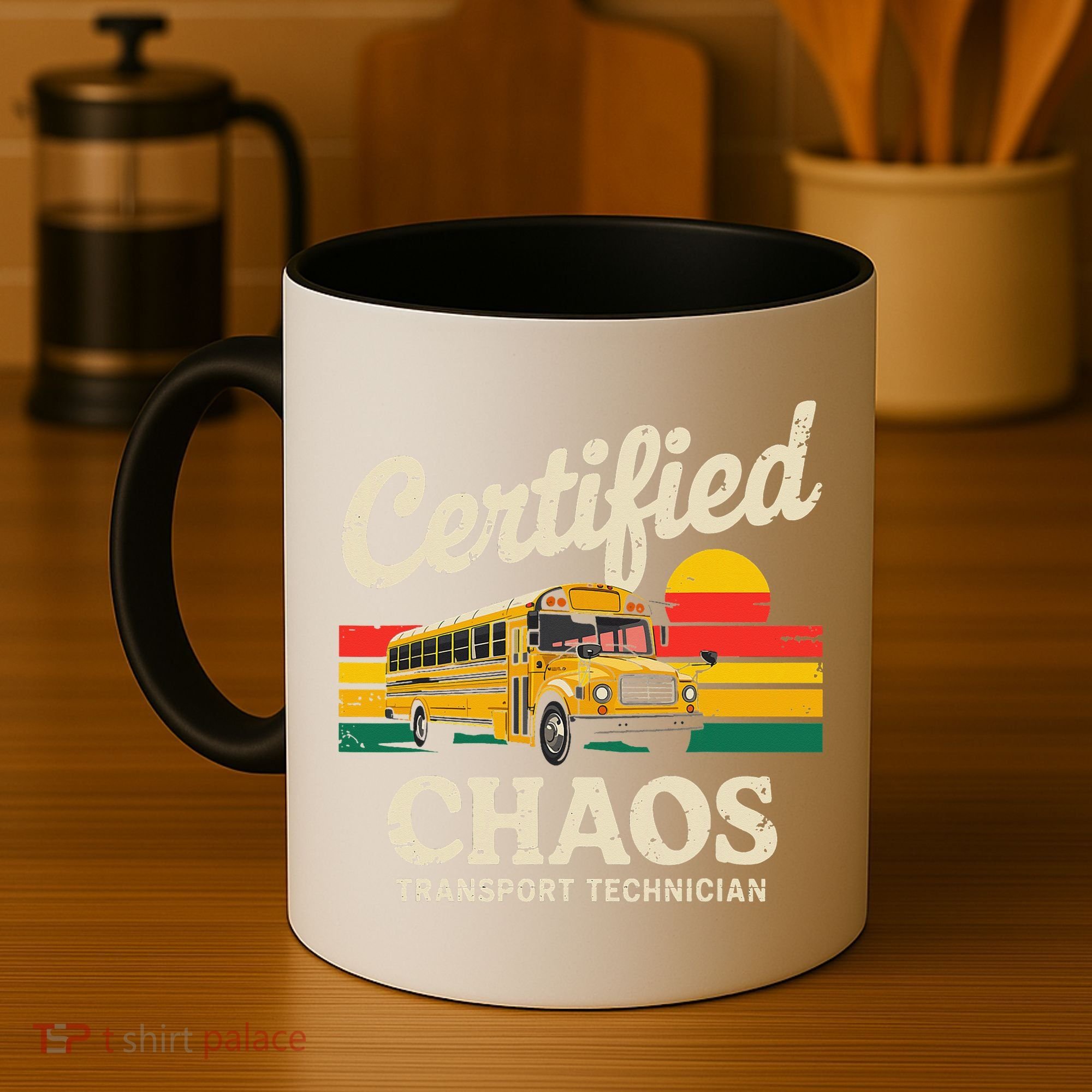 Certified Chaos Transport Technician Funny Driver School Coffee Mug