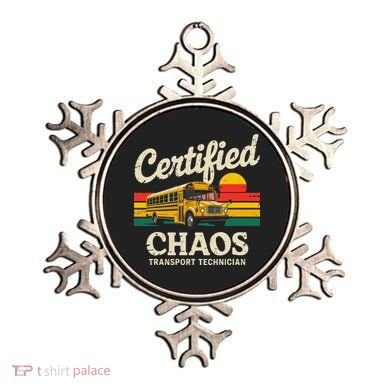 Certified Chaos Transport Technician Funny Driver School Ornament