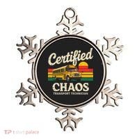 Certified Chaos Transport Technician Funny Driver School Ornament thumb 0