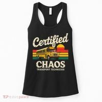 Certified Chaos Transport Technician Funny Driver School Women's Tank Top thumb 0