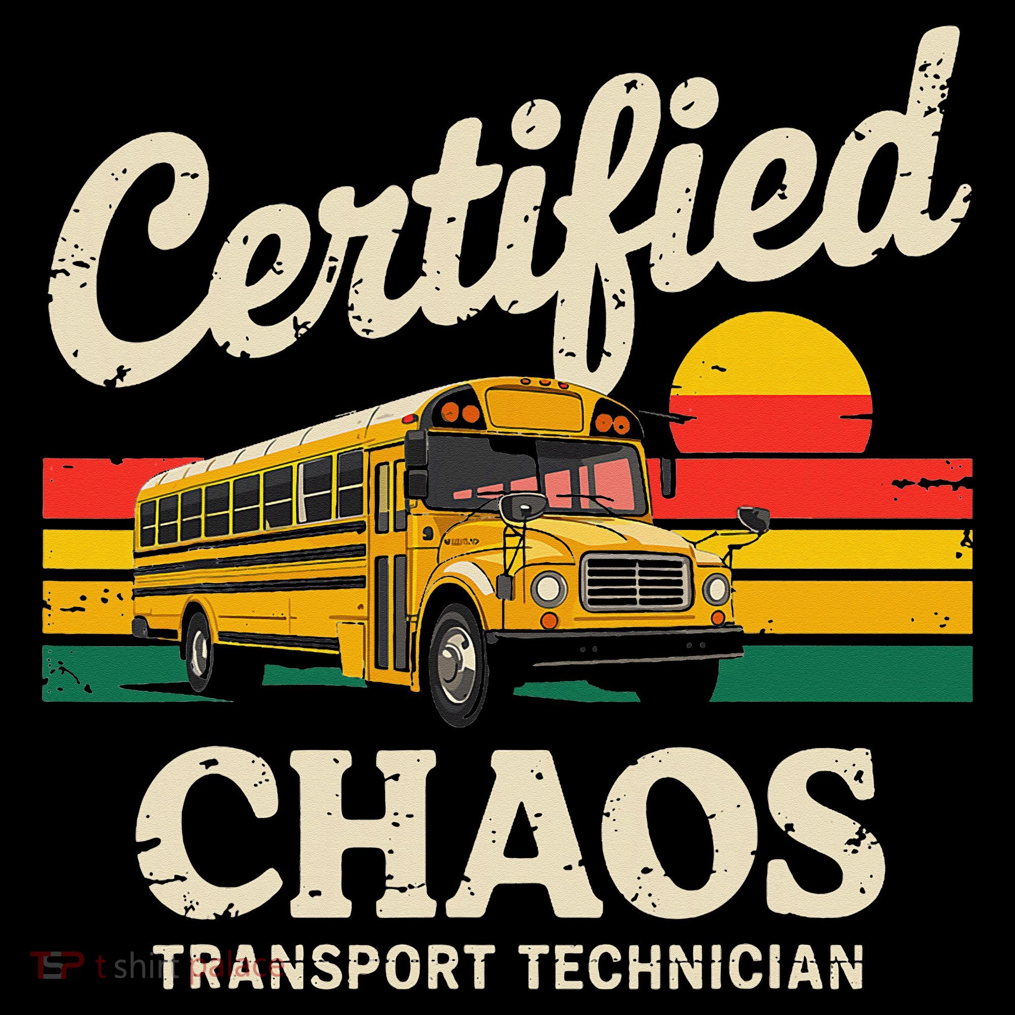 Certified Chaos Transport Technician Funny Driver School Baby Bodysuit