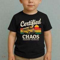 Certified Chaos Transport Technician Funny Driver School Toddler T-Shirt thumb 2