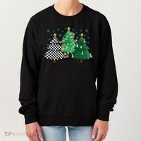 Chess Christmas Tree Funny Xmas Team Sport Gift Women's Sweatshirt thumb 0