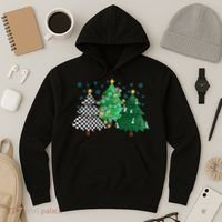 Chess Christmas Tree Funny Xmas Team Sport Gift Hoodie thumb 3