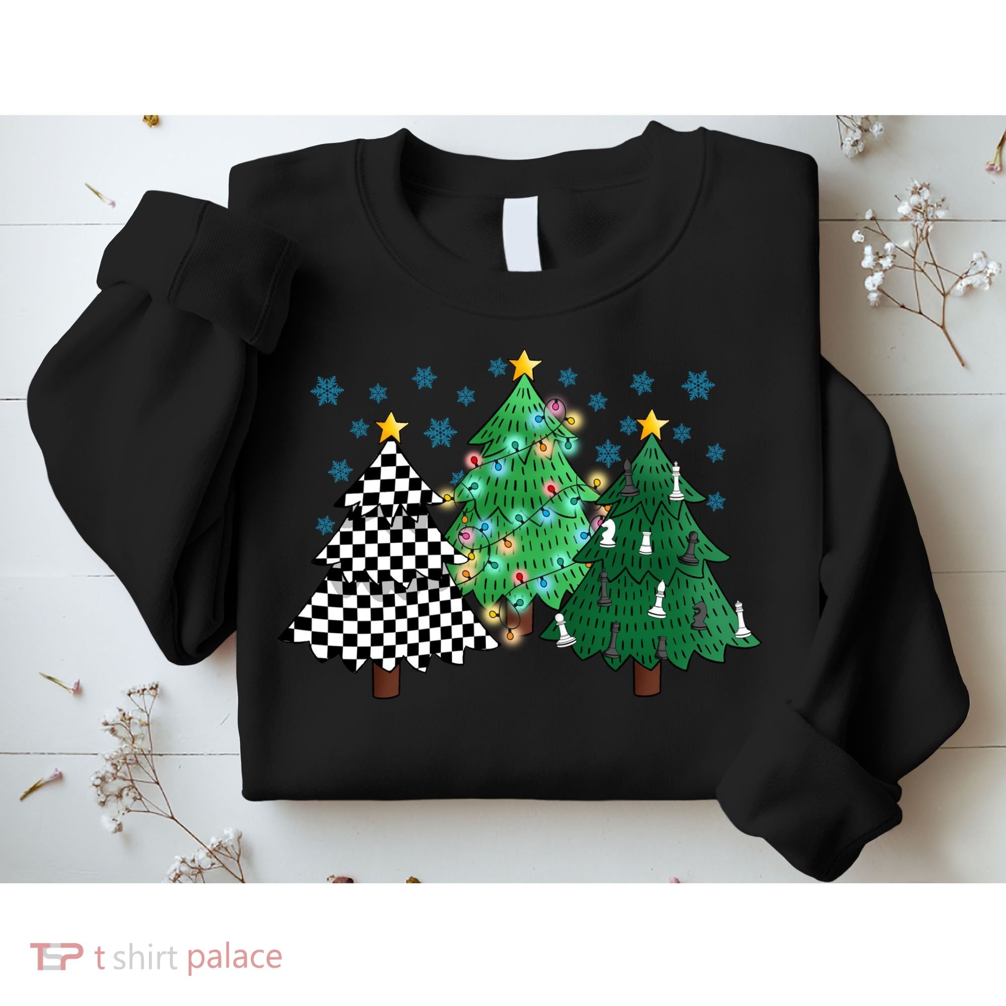 Chess Christmas Tree Funny Xmas Team Sport Gift Sweatshirt