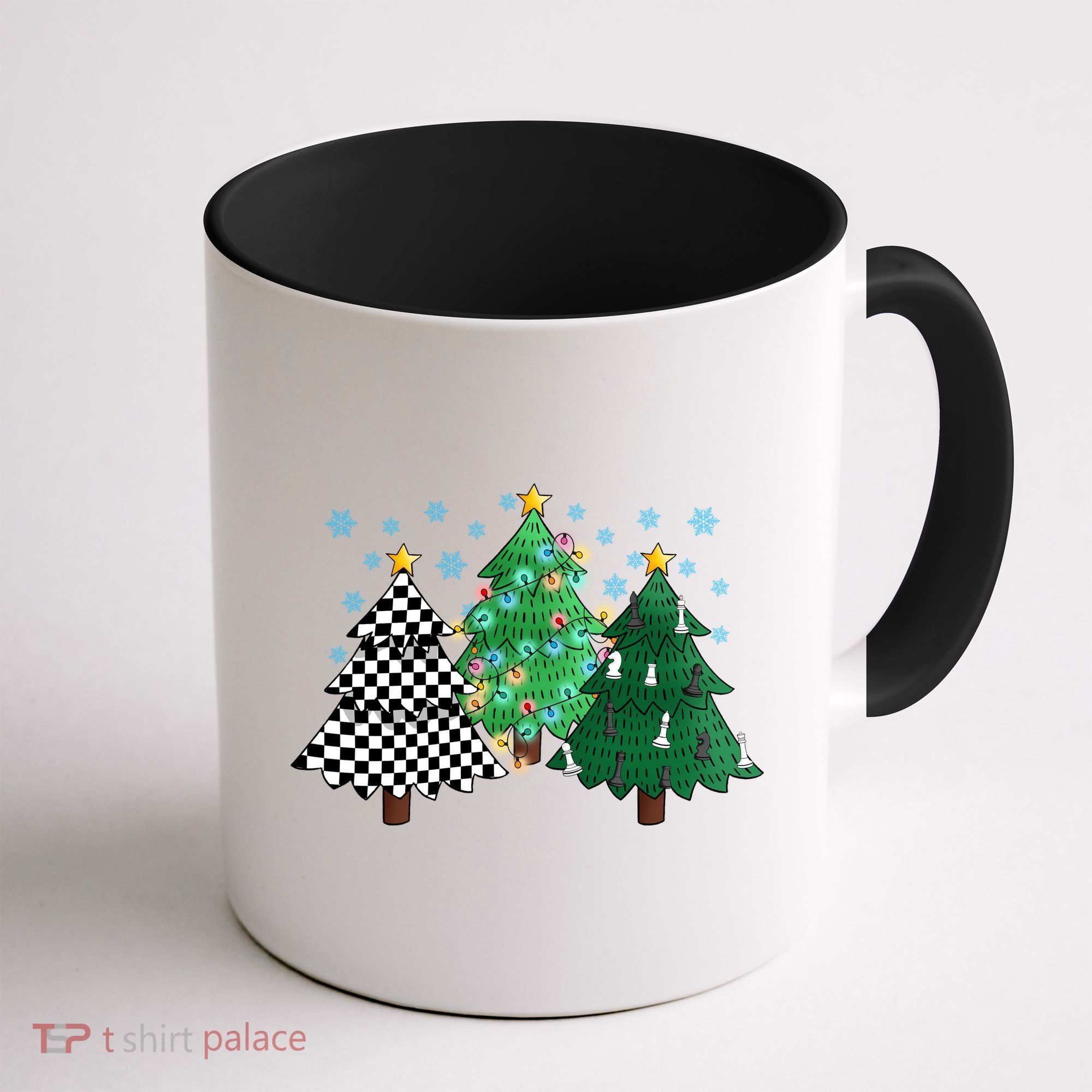 Chess Christmas Tree Funny Xmas Team Sport Gift Coffee Mug