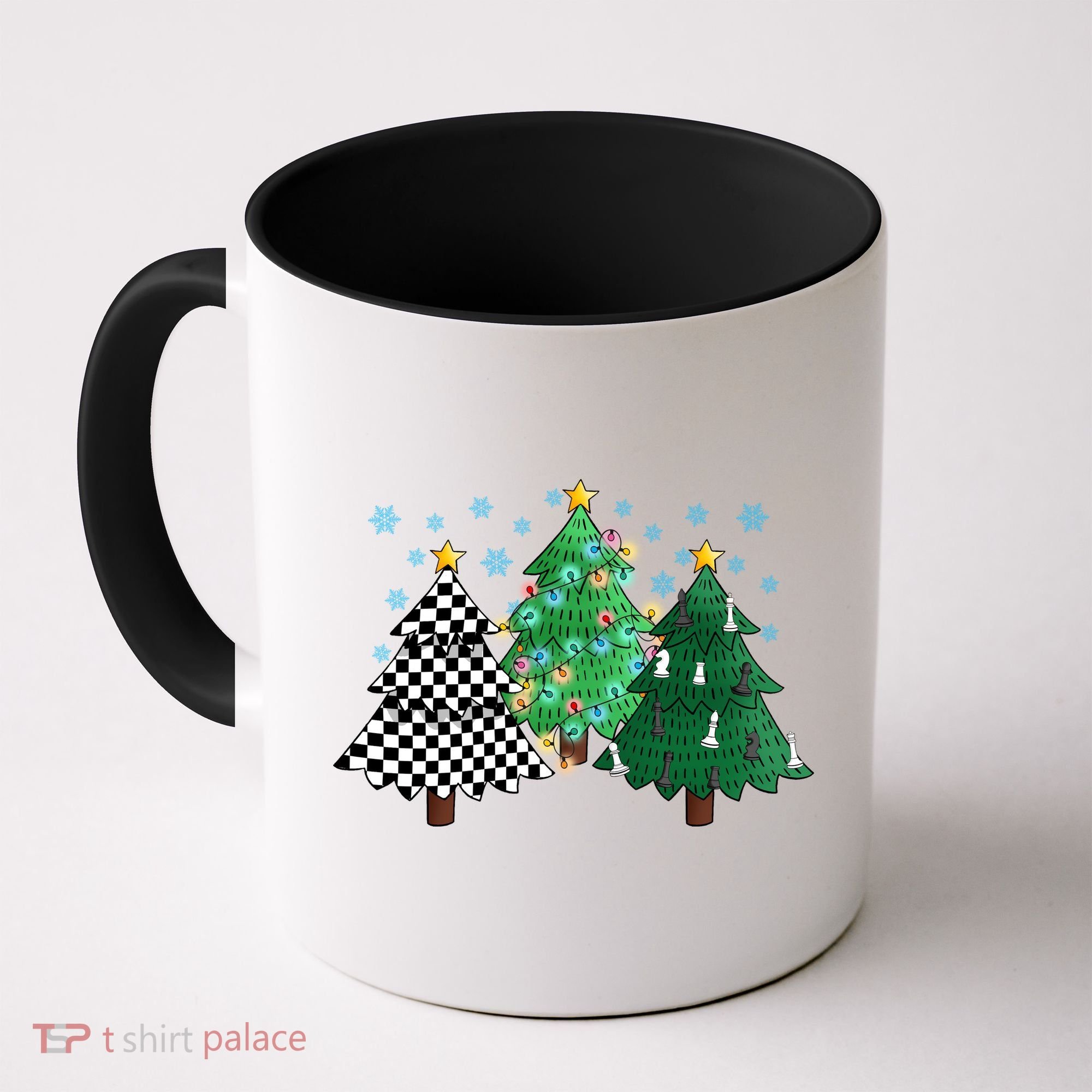 Chess Christmas Tree Funny Xmas Team Sport Gift Coffee Mug
