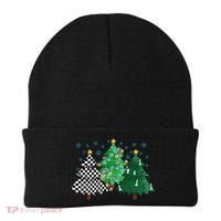 Chess Christmas Tree Funny Xmas Team Sport Gift Beanie thumb 0