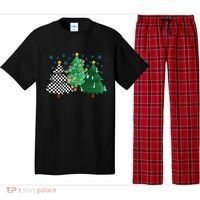Chess Christmas Tree Funny Xmas Team Sport Gift Pajama Set thumb 0