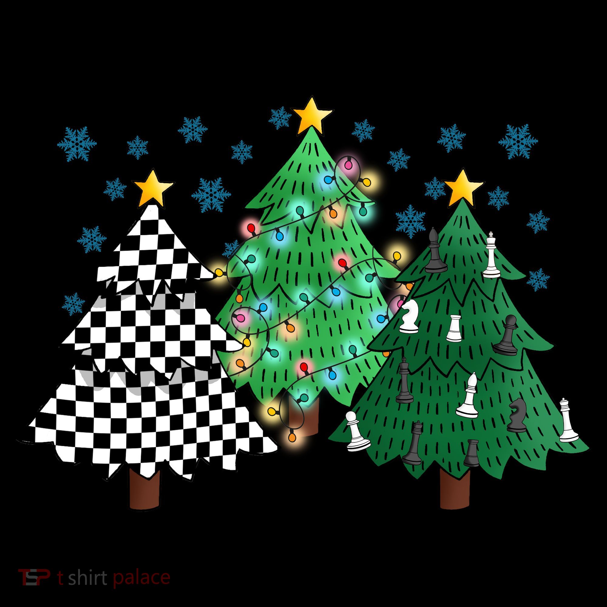 Chess Christmas Tree Funny Xmas Team Sport Gift Women's Hoodie
