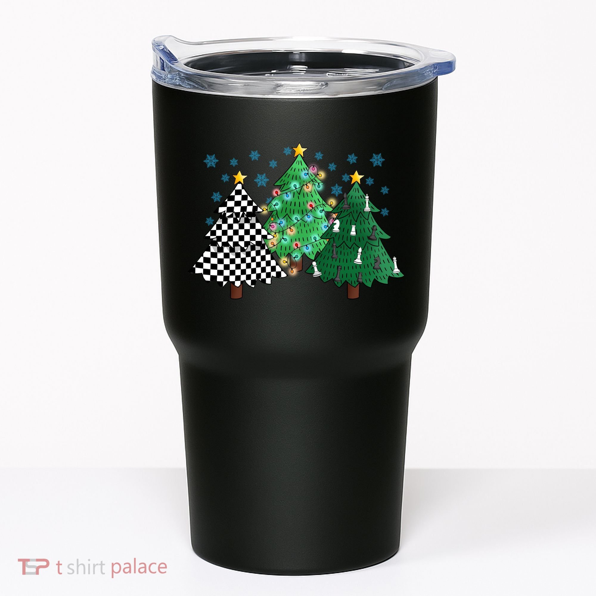 Chess Christmas Tree Funny Xmas Team Sport Gift Tumbler